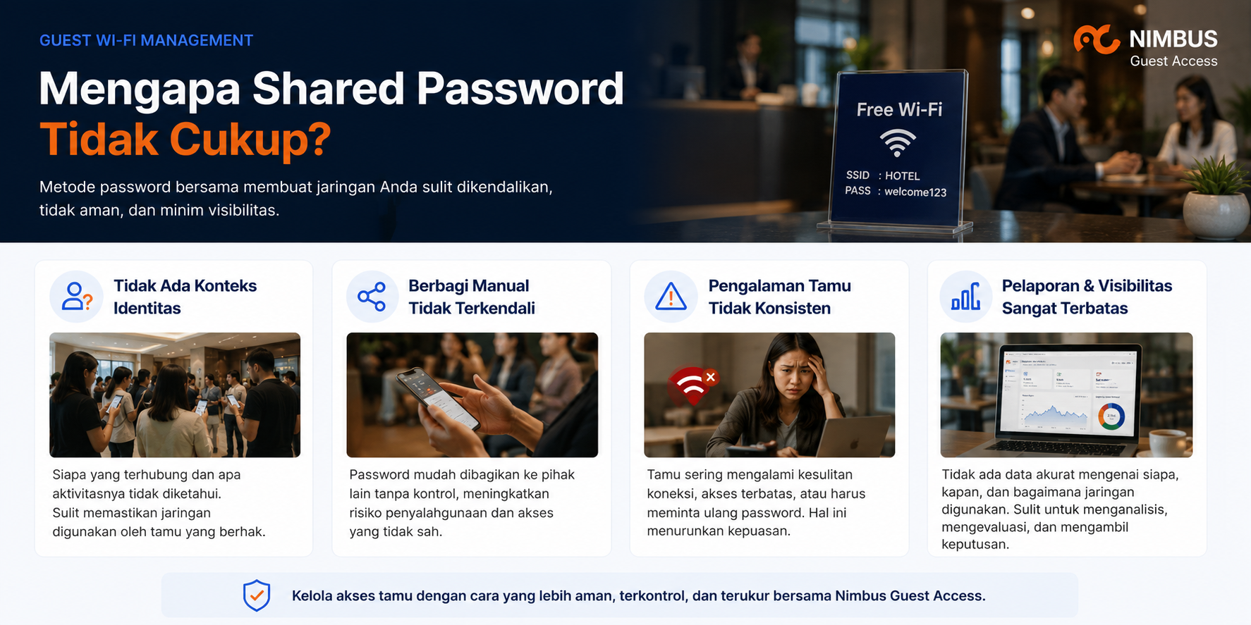 Ekosistem produk Nimbus NAC dan Nimbus Guest Access